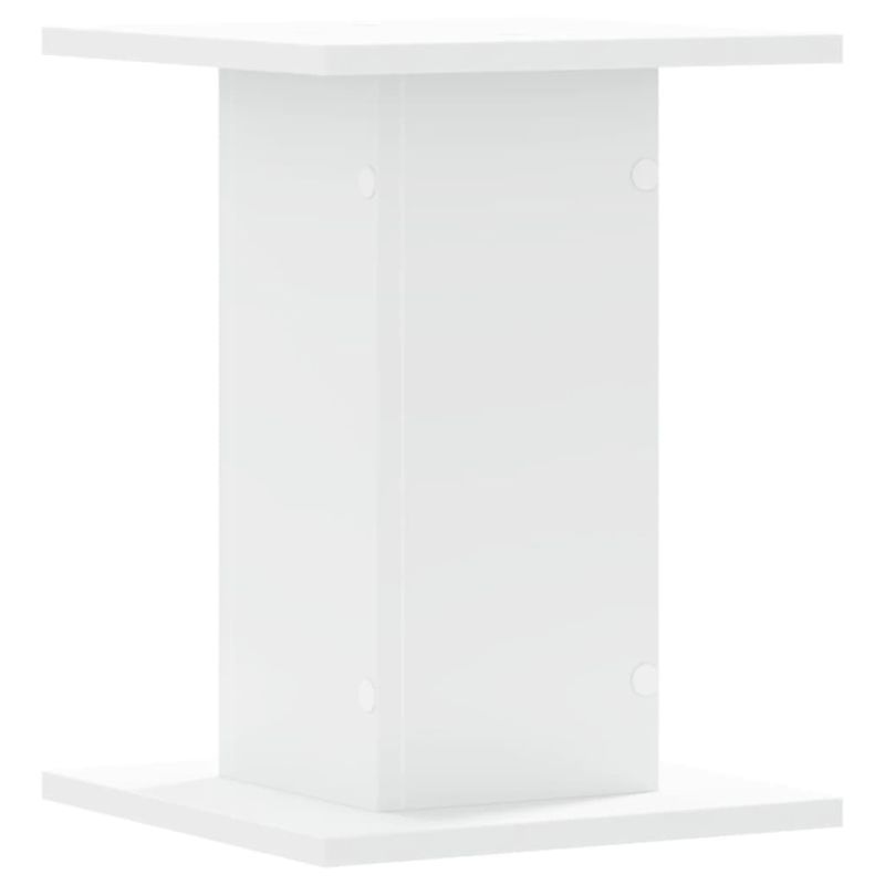 Casa si Gradina - Mobilier - Biblioteci si rafturi - Etajere - Suporturi difuzoare, 2 buc., alb, 30x30x40 cm, lemn prelucrat - Infinity.ro