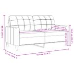 Casa si Gradina - Mobilier - Seturi de mobilier - Seturi living - Set de canapele cu perne, 3 piese, maro, catifea - Infinity.ro