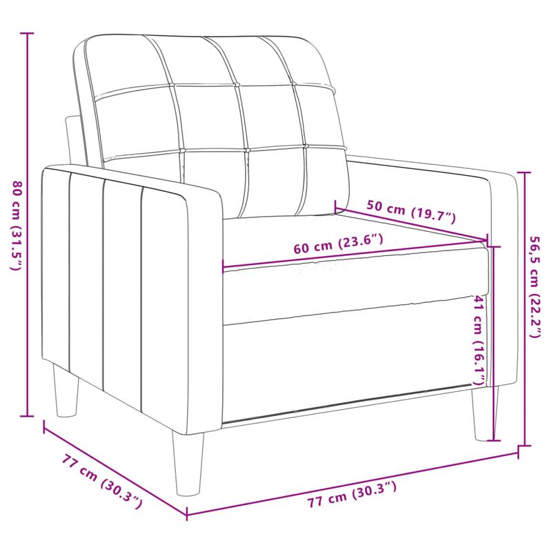 Casa si Gradina - Mobilier - Seturi de mobilier - Seturi living - Set de canapele cu perne, 3 piese, maro, catifea - Infinity.ro