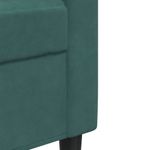 Casa si Gradina - Mobilier - Seturi de mobilier - Seturi living - Set de canapele cu perne, 3 piese, verde inchis, catifea - Infinity.ro