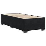 Casa si Gradina - Mobilier - Paturi si accesorii - Paturi - Cadru de pat, negru, 90x190 cm, catifea - Infinity.ro