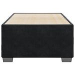 Casa si Gradina - Mobilier - Paturi si accesorii - Paturi - Cadru de pat, negru, 90x190 cm, catifea - Infinity.ro