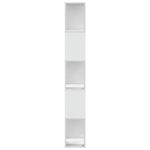 Casa si Gradina - Mobilier - Biblioteci si rafturi - Biblioteci - Biblioteca cu 5 niveluri, alb 45x23,5x162,5 cm lemn prelucrat - Infinity.ro