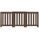 Casa si Gradina - Termice - Calorifere si accesorii - Accesorii calorifere - Masca pentru calorifer stejar maro 205x21,5x83,5 cm lemn, design lamele verticale - Infinity.ro