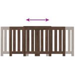 Casa si Gradina - Termice - Calorifere si accesorii - Accesorii calorifere - Masca pentru calorifer stejar maro 205x21,5x83,5 cm lemn, design lamele verticale - Infinity.ro