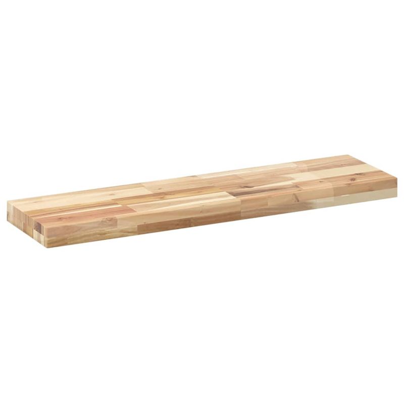 Casa si Gradina - Mobilier - Biblioteci si rafturi - Rafturi - Raft suspendat, 80x20x4 cm, lemn masiv de acacia netratat - Infinity.ro