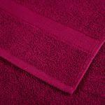 Casa si Gradina - Textile si covoare - Textile baie - Prosoape - Prosoape de sauna premium 4 buc 80x200cm 600gsm 100% bumbac, bordo - Infinity.ro