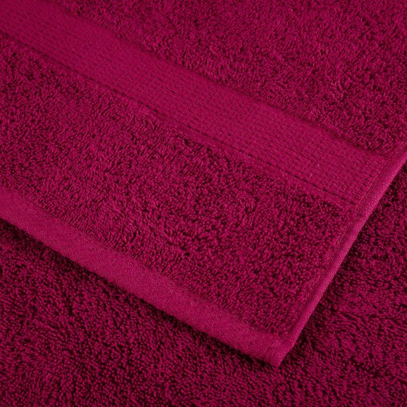 Casa si Gradina - Textile si covoare - Textile baie - Prosoape - Prosoape de sauna premium 4 buc 80x200cm 600gsm 100% bumbac, bordo - Infinity.ro