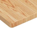 Casa si Gradina - Mobilier - Comode si corpuri - Masute de toaleta - Raft pentru lavoar montat pe perete, otel și lemn masiv stejar, maro deschis și negru, mărime 50x50x4 cm, model dreptunghiular - Infinity.ro