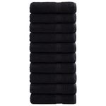 Casa si Gradina - Textile si covoare - Textile baie - Prosoape - Prosoape de dus premium 10 buc. 70x140 cm 600 gsm 100% bumbac, negru - Infinity.ro