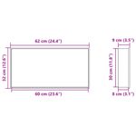 Casa si Gradina - Sanitare - Cazi si cabine de dus - Paravane si usi - Nisa de dus, auriu periat, 62x32x9 cm, otel inoxidabil - Infinity.ro