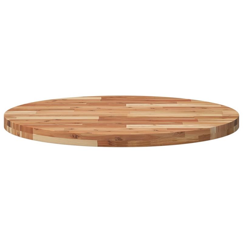 Casa si Gradina - Mobilier - Feronerie si accesorii mobila - Blat de masa rotund, diametru 80x4 cm, lemn masiv de acacia, finisat în ulei - Infinity.ro