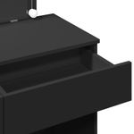 Casa si Gradina - Mobilier - Comode si corpuri - Masute de toaleta - Masa de toaleta cu LED, negru, 100x40x120 cm - Infinity.ro