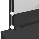 Casa si Gradina - Mobilier - Comode si corpuri - Masute de toaleta - Masa de toaleta cu LED, negru, 100x40x120 cm - Infinity.ro