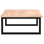 Casa si Gradina - Mobilier - Comode si corpuri - Masute de toaleta - Raft pentru lavoar montat pe perete, otel și lemn masiv stejar, maro și negru, mărime 100x50x2 cm, model dreptunghiular - Infinity.ro