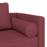 Casa si Gradina - Mobilier - Scaune si fotolii - Fotolii - Fotoliu sezlong cu perne, rosu vin, material textil - Infinity.ro