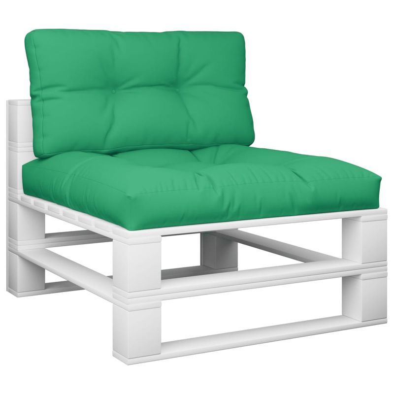 Casa si Gradina - Gradina si terasa - Mobilier exterior - Perne decorative exterior - Perne de paleti, 2 buc, verde, material textil - Infinity.ro