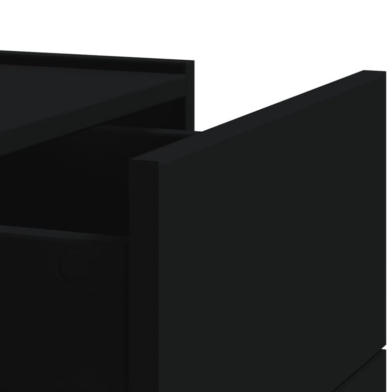 Casa si Gradina - Mobilier - Comode si corpuri - Noptiere - Noptiere de perete, 2 buc., negru, 45x30x35 cm - Infinity.ro