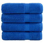 Casa si Gradina - Textile si covoare - Textile baie - Prosoape - Prosoape de dus premium 4 buc 70x140cm 600 gsm 100% bumbac, albastru - Infinity.ro