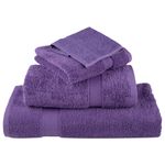 Casa si Gradina - Textile si covoare - Textile baie - Prosoape - Prosoape de maini premium 10 buc. 50x100cm 600 gsm 100% bumbac, violet - Infinity.ro