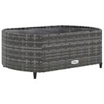 Casa si Gradina - Gradina si terasa - Mobilier exterior - Seturi mobila gradina - Set canapea de gradina cu perne, 5 piese, gri, poliratan - Infinity.ro