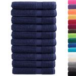 Casa si Gradina - Textile si covoare - Textile baie - Prosoape - Prosoape premium 10buc bleumarin 100x200cm 600gsm 100% bumbac - Infinity.ro