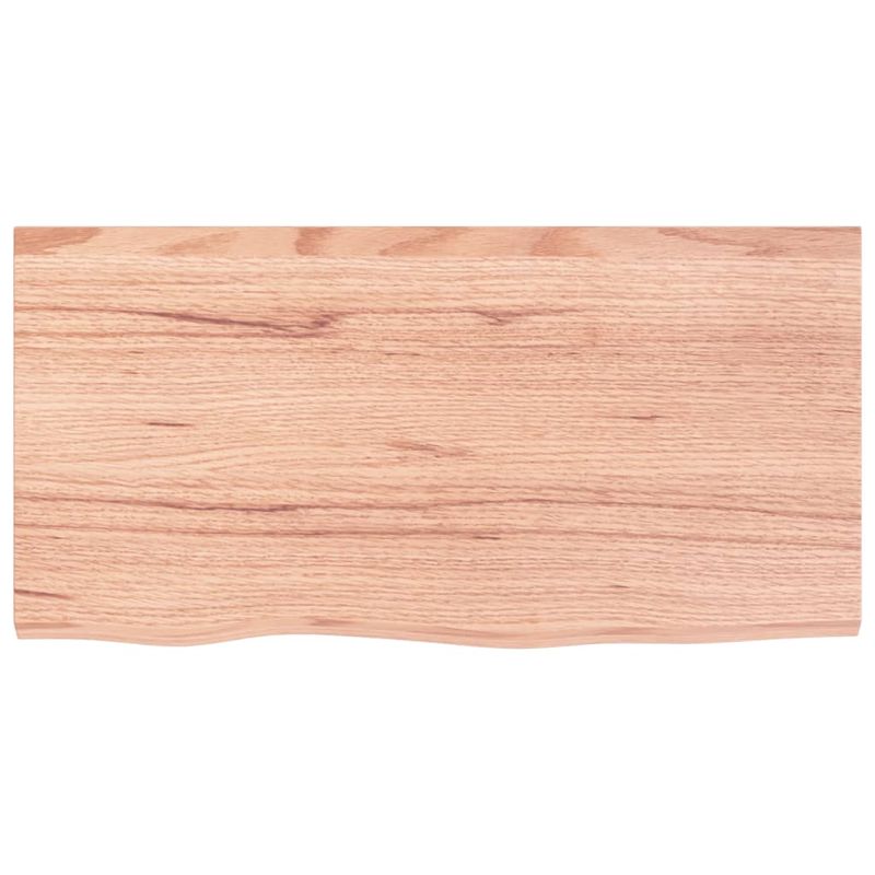 Casa si Gradina - Mobilier - Biblioteci si rafturi - Rafturi - Raft pentru lavoar montat pe perete, otel și lemn masiv stejar, maro deschis și alb, mărime 80x40x2 cm, model dreptunghiular - Infinity.ro