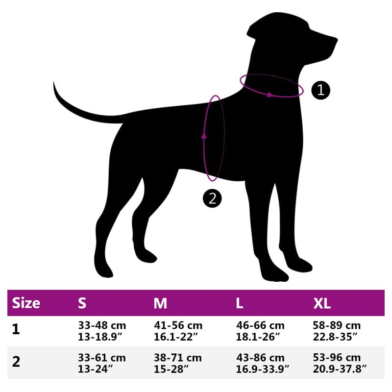 Petshop - Accesorii petshop - Zgarzi, lese si hamuri - Hamuri - Ham pentru caini cu dungi reflectorizante reglabil, negru, XL - Infinity.ro