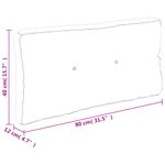 Casa si Gradina - Gradina si terasa - Mobilier exterior - Perne decorative exterior - Perne pentru paleti, 2 buc., bej, material textil - Infinity.ro
