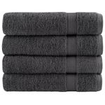 Casa si Gradina - Textile si covoare - Textile baie - Prosoape - Prosoape dus premium 4 buc antracit 70x140cm 600gsm 100% bumbac - Infinity.ro