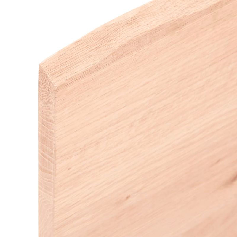 Casa si Gradina - Mobilier - Biblioteci si rafturi - Rafturi - Raft pentru lavoar montat pe perete, otel și lemn masiv stejar, maro și negru, mărime 100x50x2 cm, model trapez - Infinity.ro