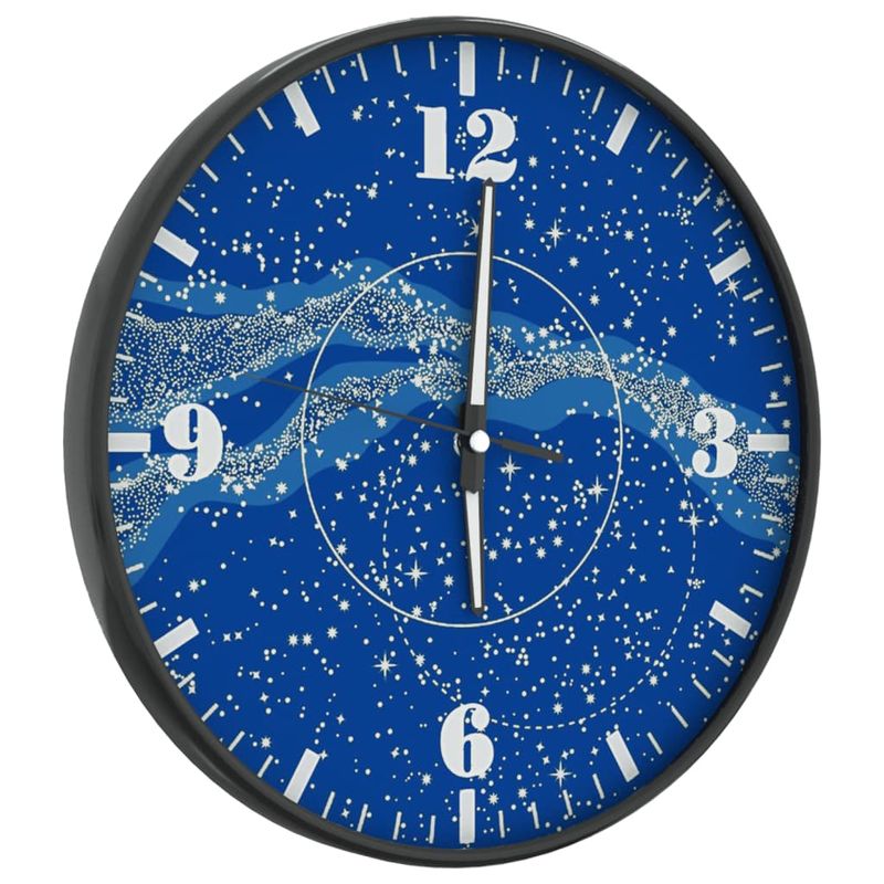 Casa si Gradina - Decoratiuni - Ceasuri - Ceas de perete cu scale luminoase si indicatori albastru Ø30 cm - Infinity.ro