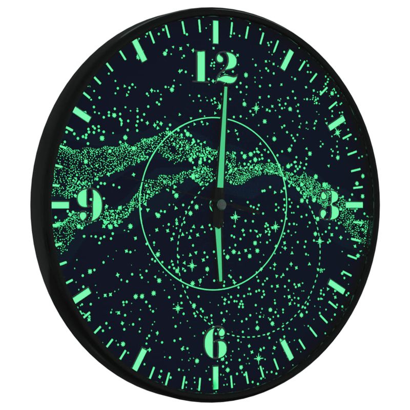 Casa si Gradina - Decoratiuni - Ceasuri - Ceas de perete cu scale luminoase si indicatori albastru Ø30 cm - Infinity.ro