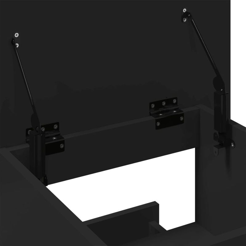 Casa si Gradina - Mobilier - Mese si birouri - Birouri - Pupitru cu roti si sertar negru 55x55x107 cm lemn prelucrat - Infinity.ro