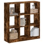 Casa si Gradina - Mobilier - Biblioteci si rafturi - Biblioteci - Biblioteca, stejar fumuriu, 102x32x108 cm, lemn prelucrat - Infinity.ro