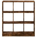 Casa si Gradina - Mobilier - Biblioteci si rafturi - Biblioteci - Biblioteca, stejar fumuriu, 102x32x108 cm, lemn prelucrat - Infinity.ro
