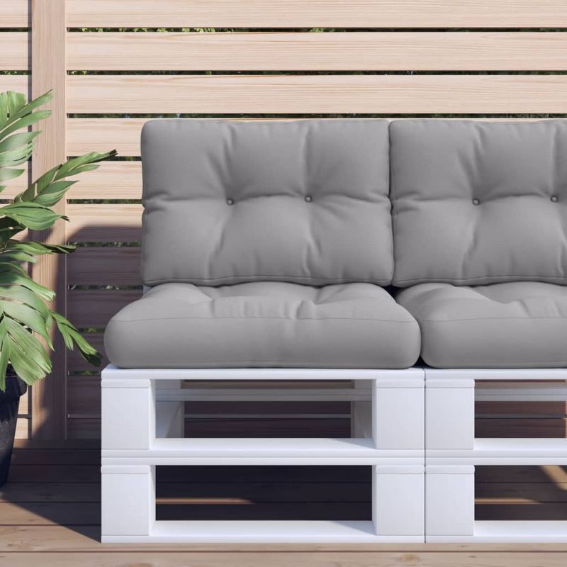 Casa si Gradina - Gradina si terasa - Mobilier exterior - Perne decorative exterior - Perna de paleti, gri, 50x40x12 cm, material textil - Infinity.ro