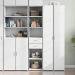 Casa si Gradina - Mobilier - Comode si corpuri - Corpuri bucatarie - Dulap inalt, alb, 40x42,5x185 cm, lemn prelucrat - Infinity.ro
