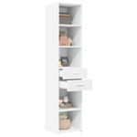Casa si Gradina - Mobilier - Comode si corpuri - Corpuri bucatarie - Dulap inalt, alb, 40x42,5x185 cm, lemn prelucrat - Infinity.ro