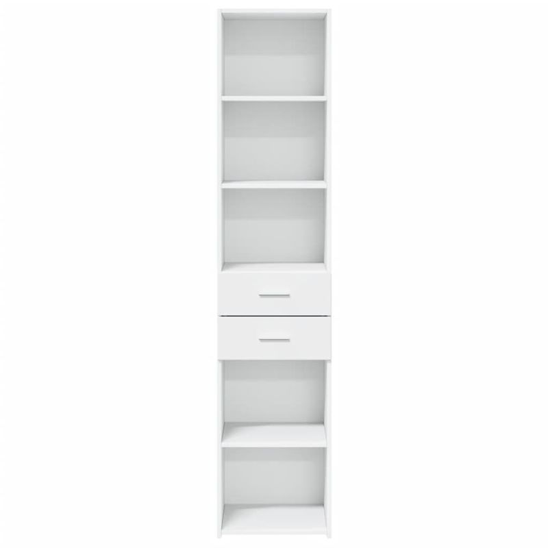 Casa si Gradina - Mobilier - Comode si corpuri - Corpuri bucatarie - Dulap inalt, alb, 40x42,5x185 cm, lemn prelucrat - Infinity.ro