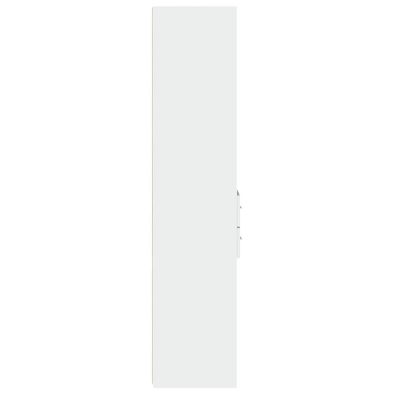 Casa si Gradina - Mobilier - Comode si corpuri - Corpuri bucatarie - Dulap inalt, alb, 40x42,5x185 cm, lemn prelucrat - Infinity.ro