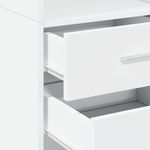 Casa si Gradina - Mobilier - Comode si corpuri - Corpuri bucatarie - Dulap inalt, alb, 40x42,5x185 cm, lemn prelucrat - Infinity.ro