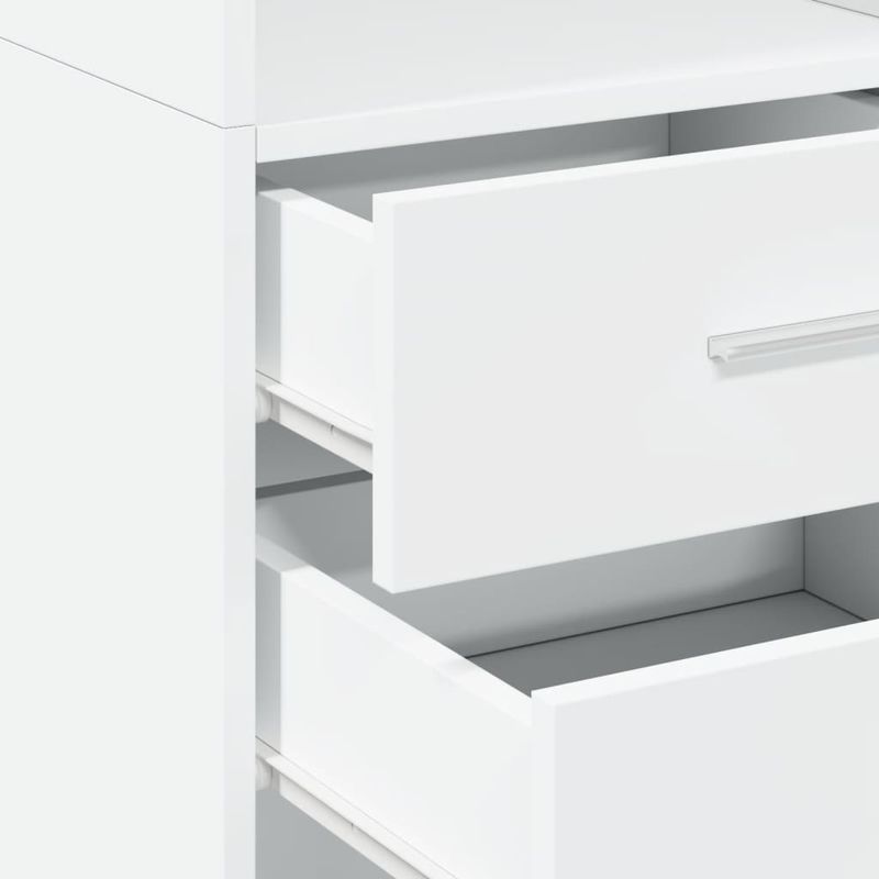 Casa si Gradina - Mobilier - Comode si corpuri - Corpuri bucatarie - Dulap inalt, alb, 40x42,5x185 cm, lemn prelucrat - Infinity.ro