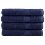 Casa si Gradina - Textile si covoare - Textile baie - Prosoape - Prosoape de sauna premium 4 buc 80x200cm 600gsm 100% bumbac, bleumarin - Infinity.ro