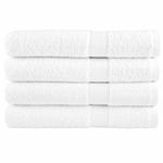Casa si Gradina - Textile si covoare - Textile baie - Prosoape - Prosoape de sauna premium 4 buc alb 80x200cm 600gsm 100% bumbac - Infinity.ro