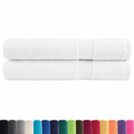 Casa si Gradina - Textile si covoare - Textile baie - Prosoape - Prosoape premium 2 buc alb 100x200cm 600gsm 100% bumbac - Infinity.ro