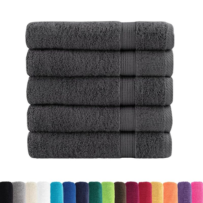 Casa si Gradina - Textile si covoare - Textile baie - Prosoape - Prosoape de dus premium 25buc alb 70x140cm 600 gsm 100% bumbac - Infinity.ro