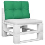 Casa si Gradina - Gradina si terasa - Mobilier exterior - Perne decorative exterior - Perna de paleti, verde, 60x40x12 cm, material textil - Infinity.ro