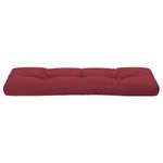 Casa si Gradina - Gradina si terasa - Mobilier exterior - Perne decorative exterior - Perna de paleti, rosu vin, 120x40x12 cm, material textil - Infinity.ro