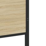 Casa si Gradina - Mobilier - Paturi si accesorii - Paturi - Cadru pat metalic cu tablie la cap/picioare, 75x190 cm - Infinity.ro